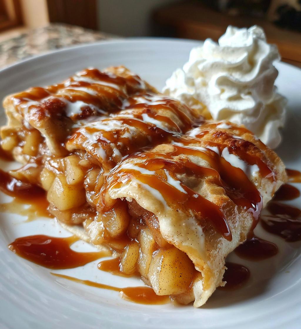 apple pie enchiladas - detail 1