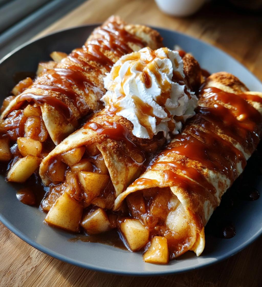 apple pie enchiladas