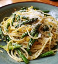 asparagus lemon pasta