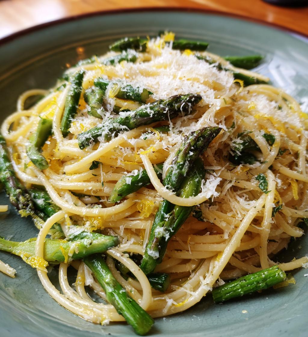 asparagus lemon pasta