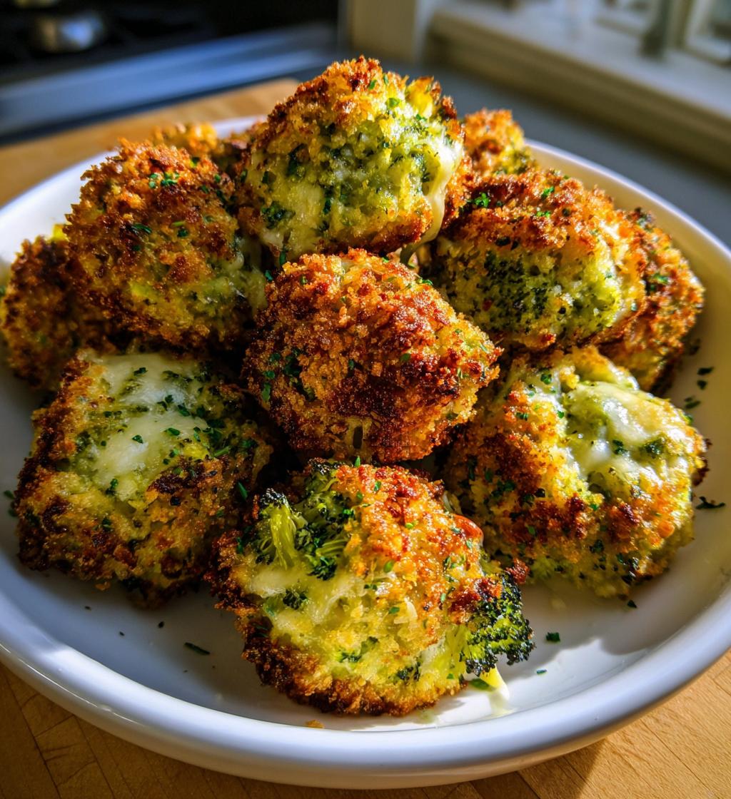 baked broccoli cheese balls recipe