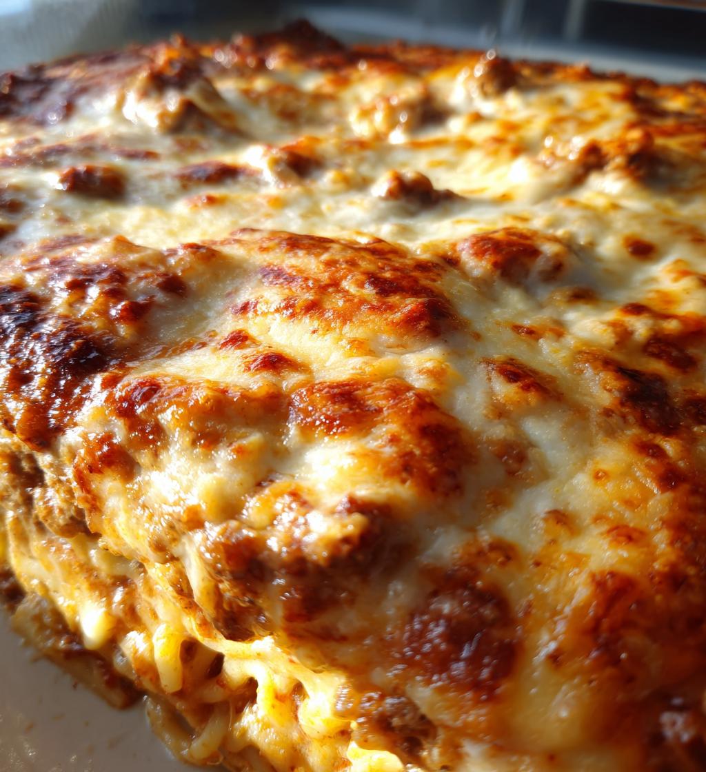 baked cream cheese spaghetti - detail 1