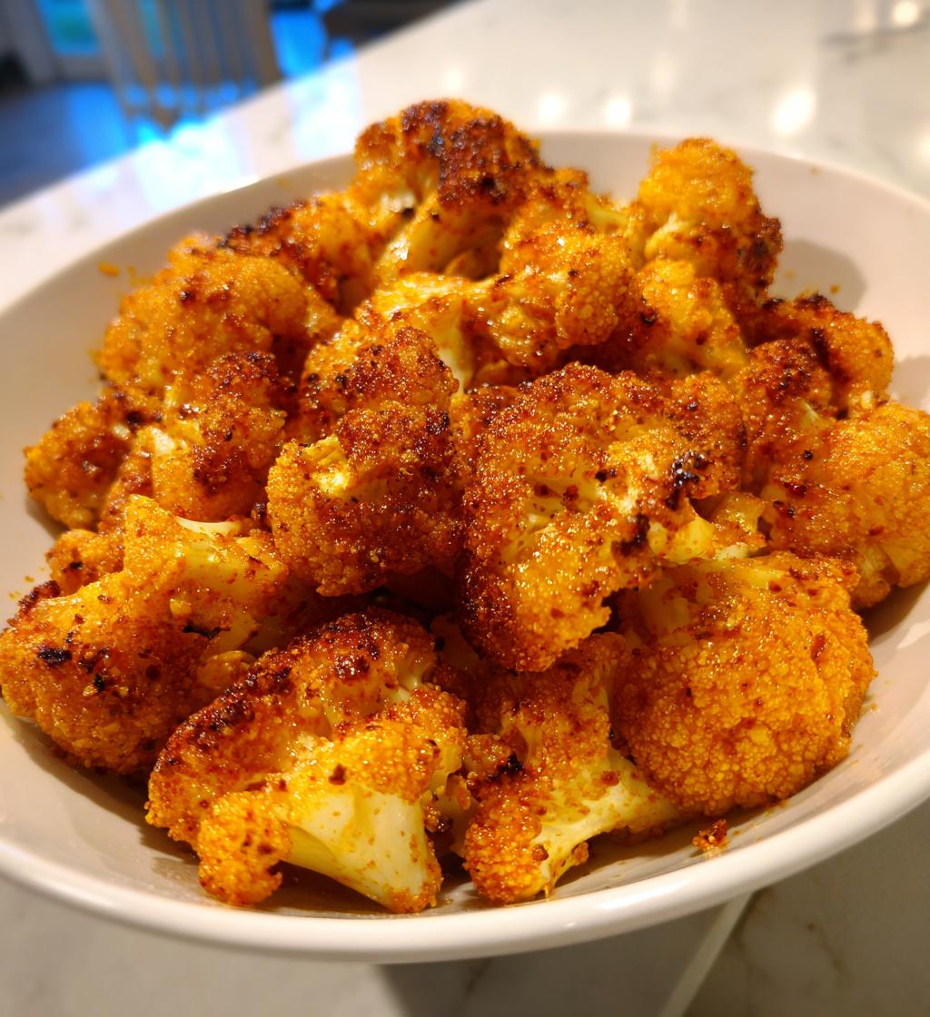 baked crunchy cauliflower