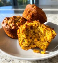banana and pumpkin muffins