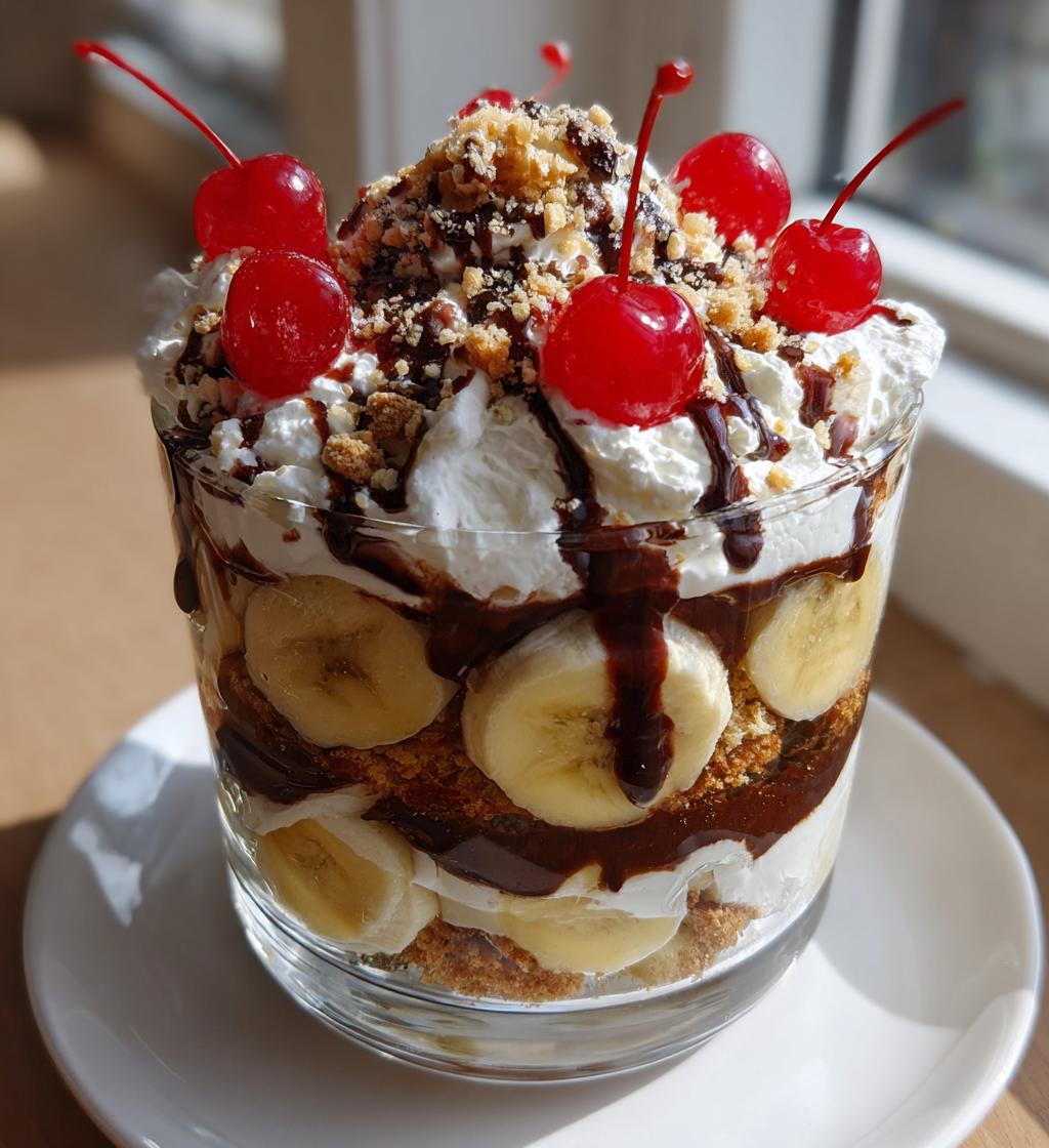 banana split trifle
