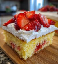 best strawberry poke cake