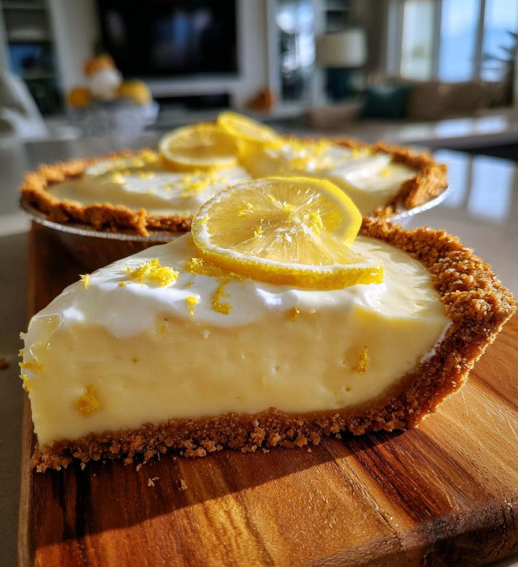 blender lemon pie recipe