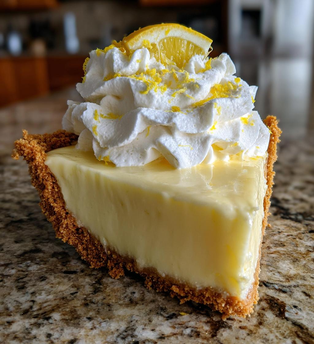 blender lemon pie