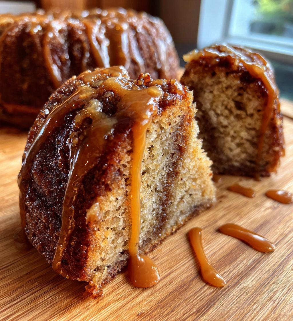 brown sugar caramel pound cake 2
