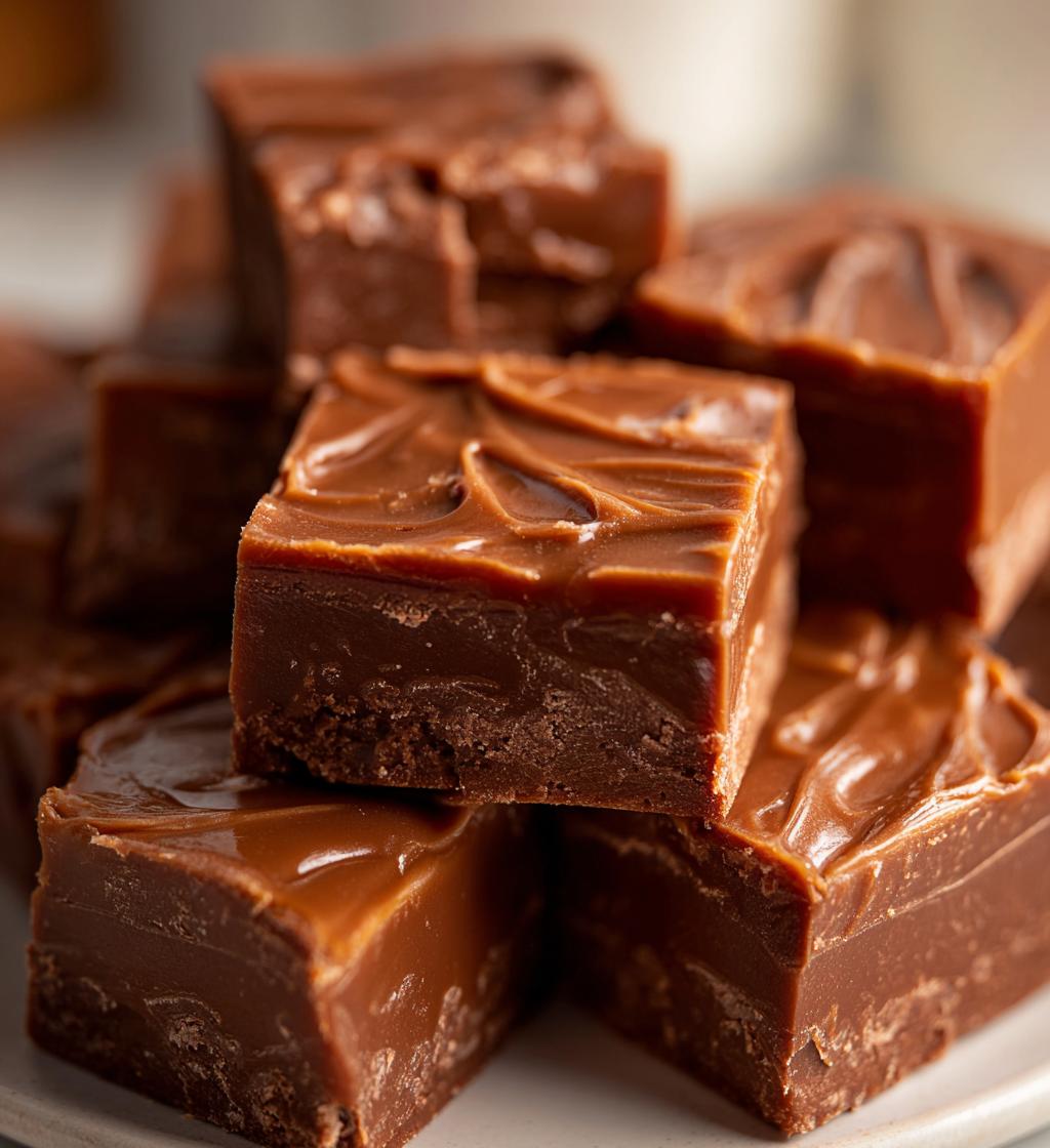 caramel coffee fudge