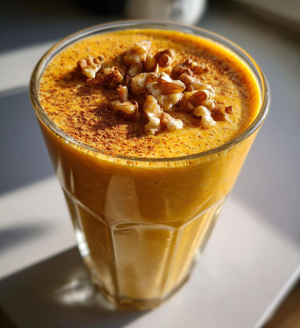 carrot cake smoothie - detail 1
