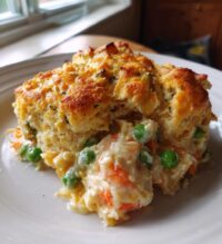 cheddar bay biscuit seafood pot pie