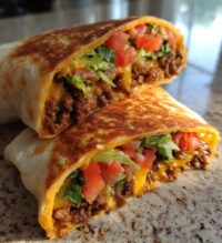cheeseburger crunch wrap