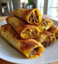 cheeseburger egg rolls a fun twist on a classic