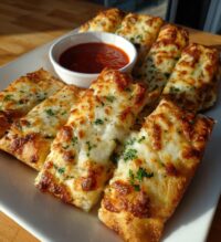 cheesy garlic breadsticks