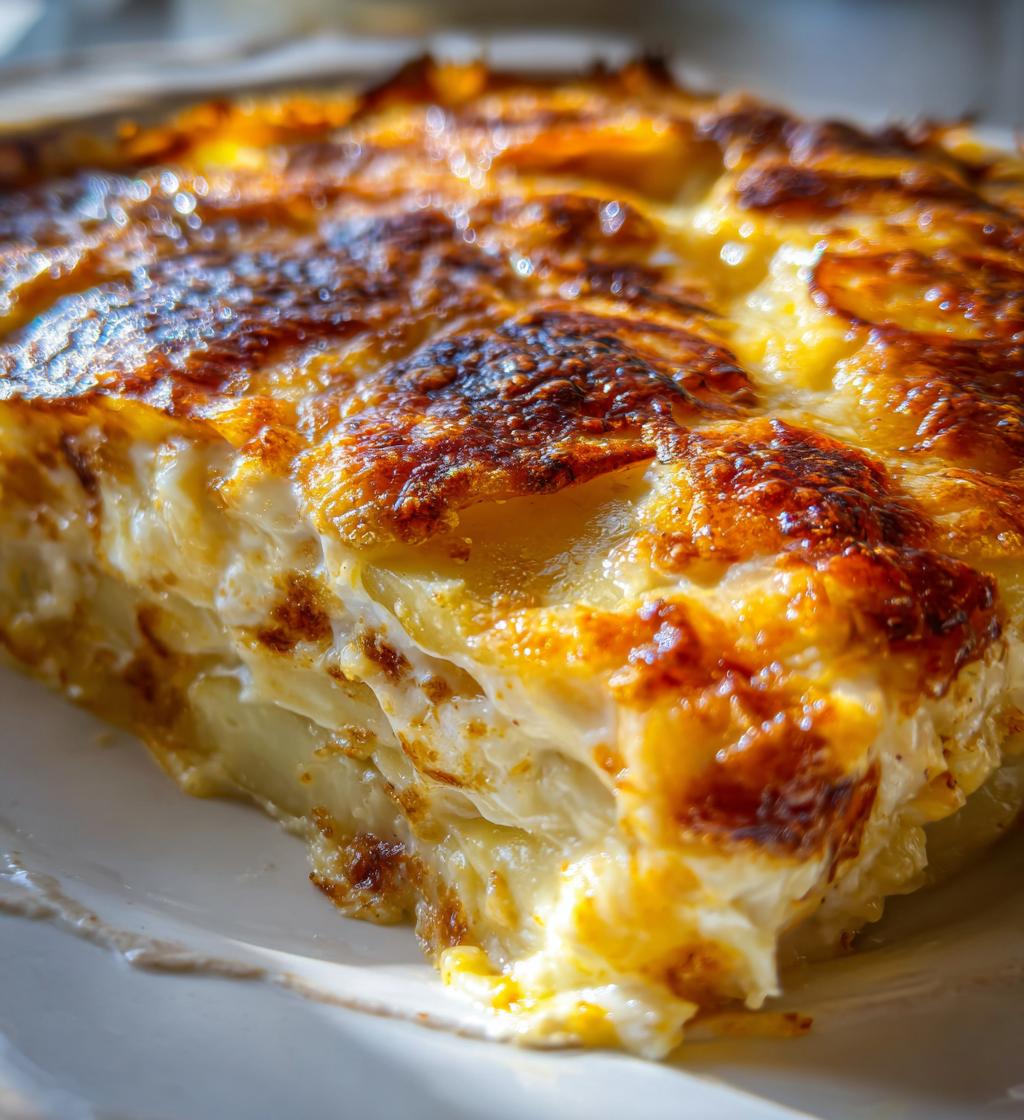 cheesy scalloped potatoes - detail 1