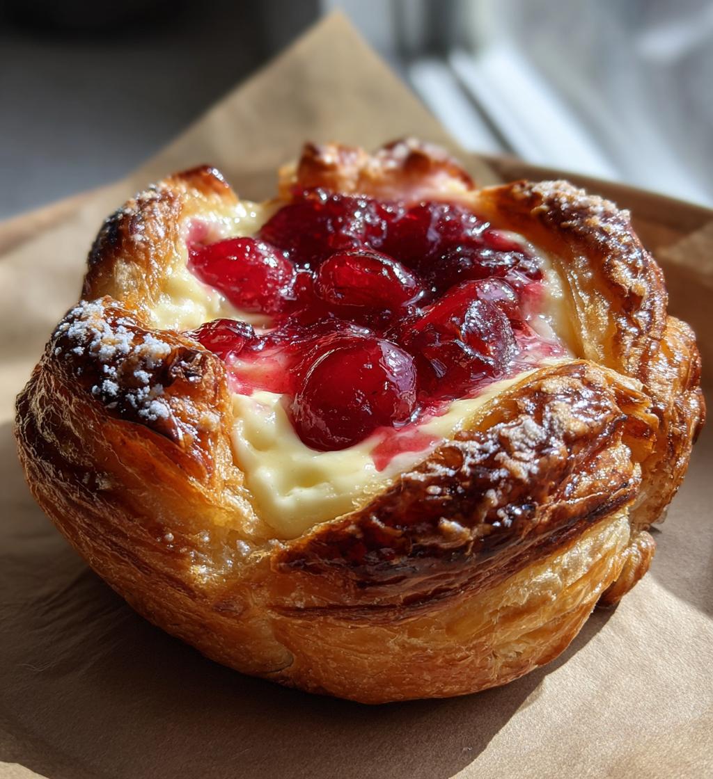 cherry cheese danish