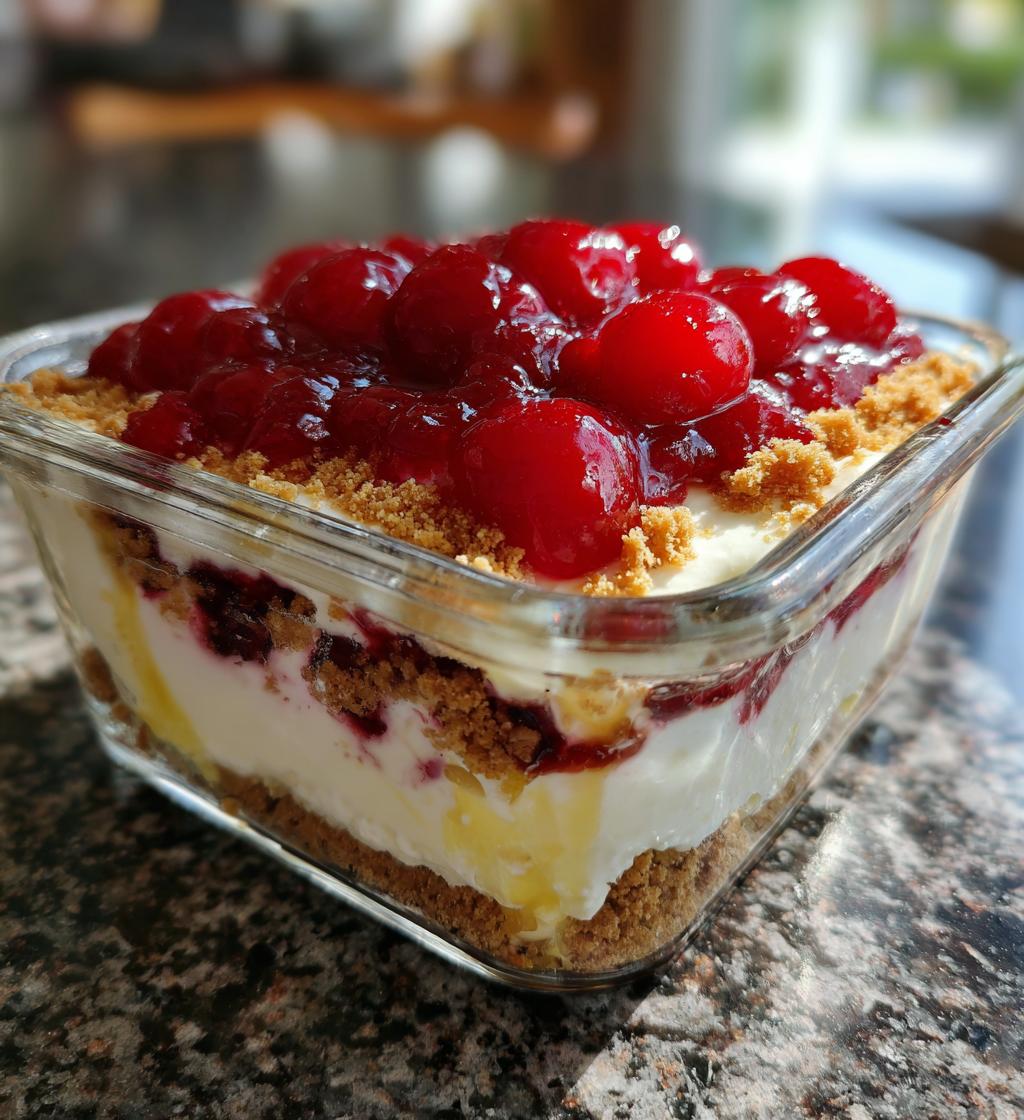 cherry cheesecake fluff recipe