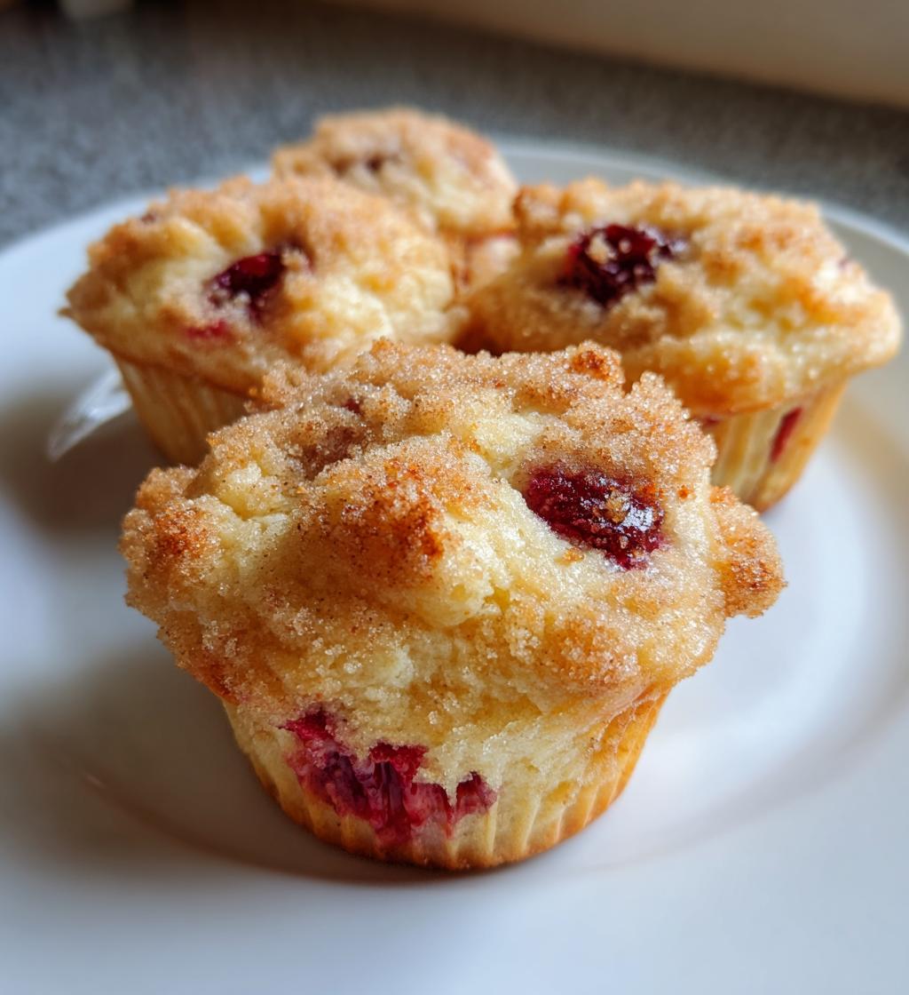 cherry cobbler muffins