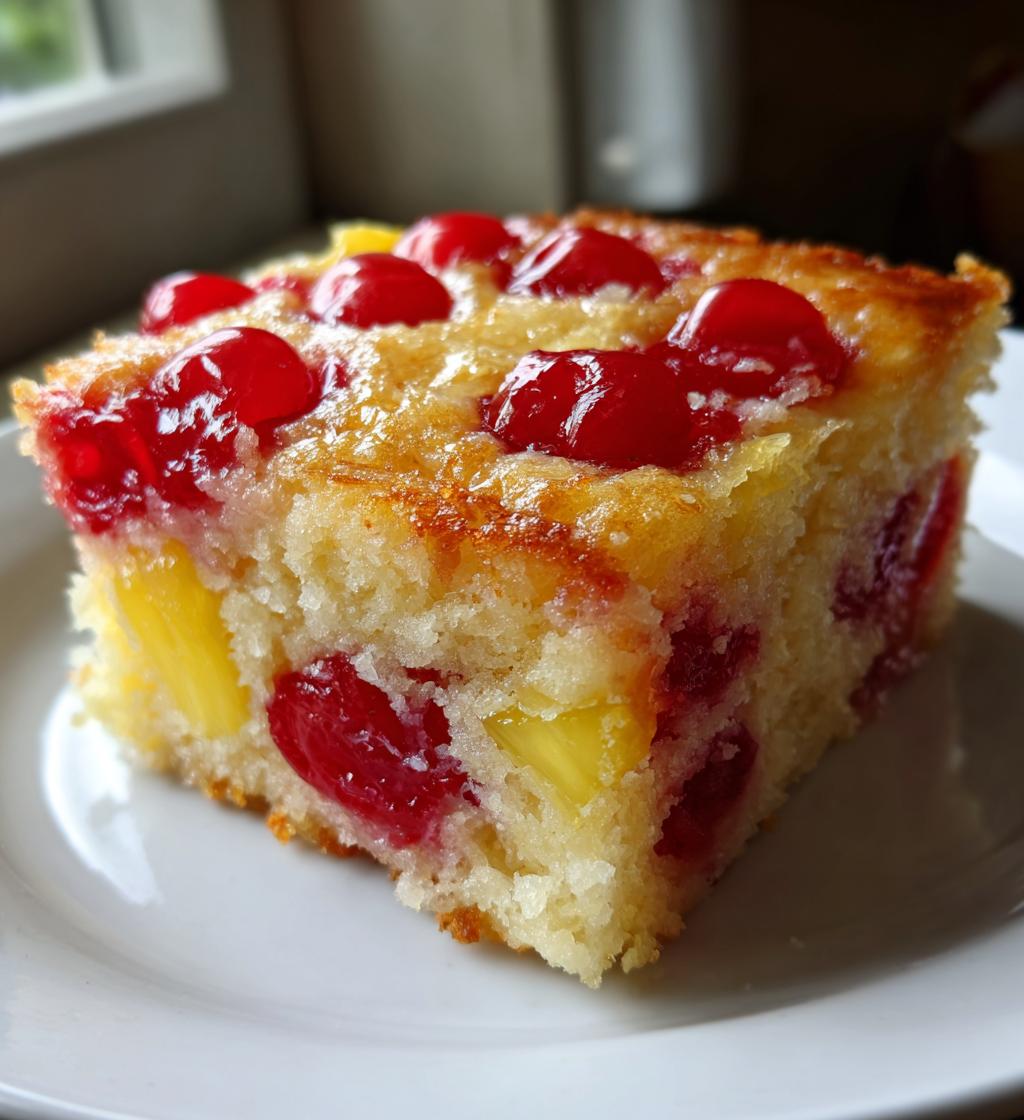 cherry pineapple dump cake