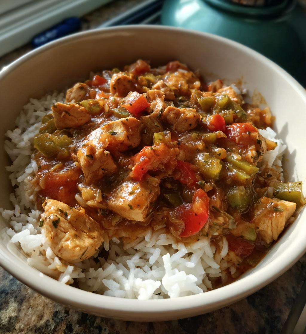 chicken etouffee recipe - detail 1