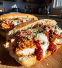 chicken parmesan sandwiches