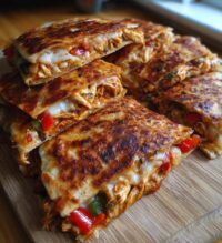 chicken sheet pan quesadilla