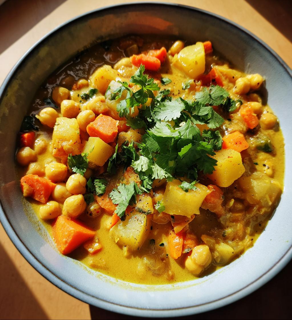 chickpea and potato curry recipe