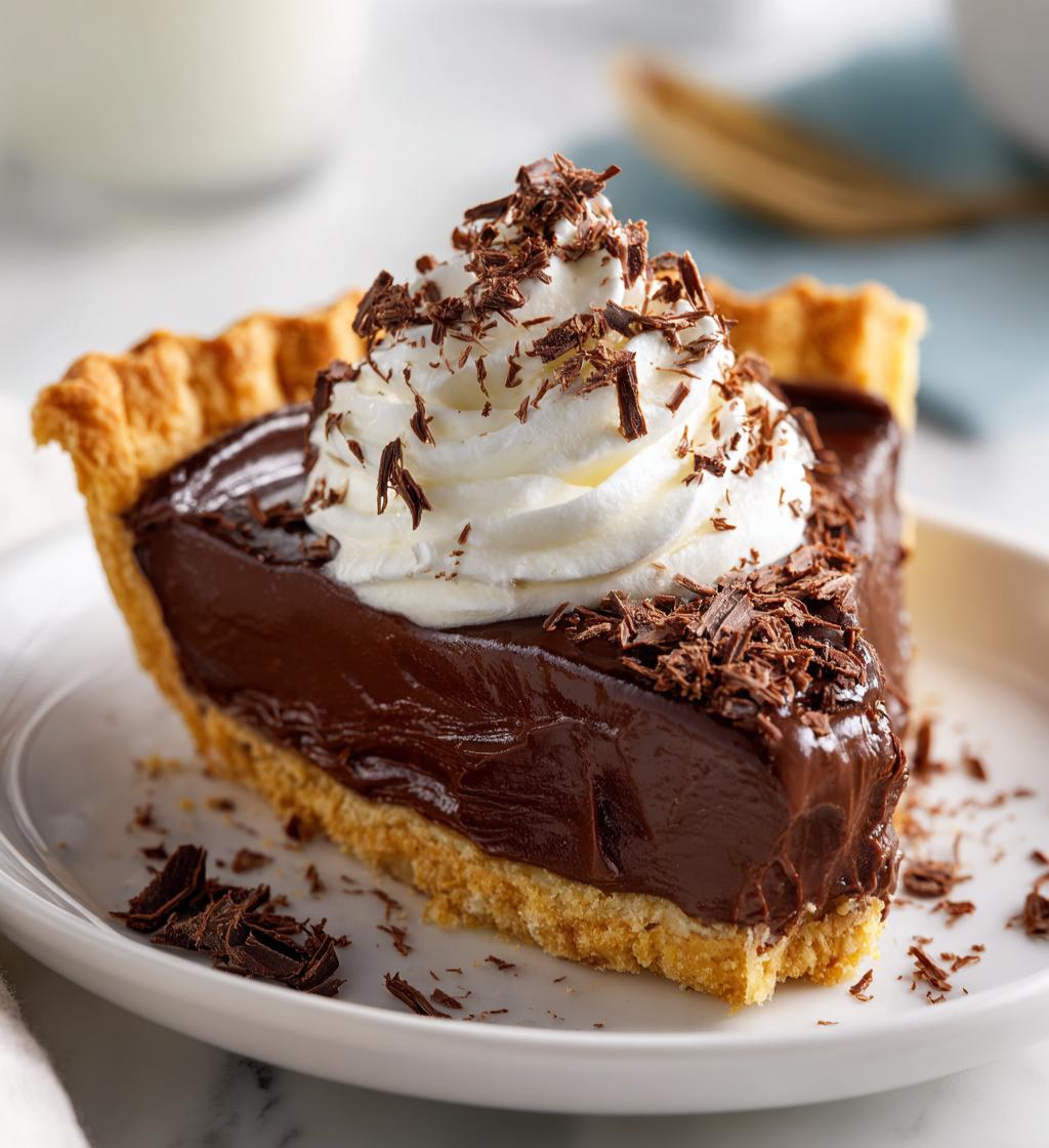 chocolate cream pie easy recipe