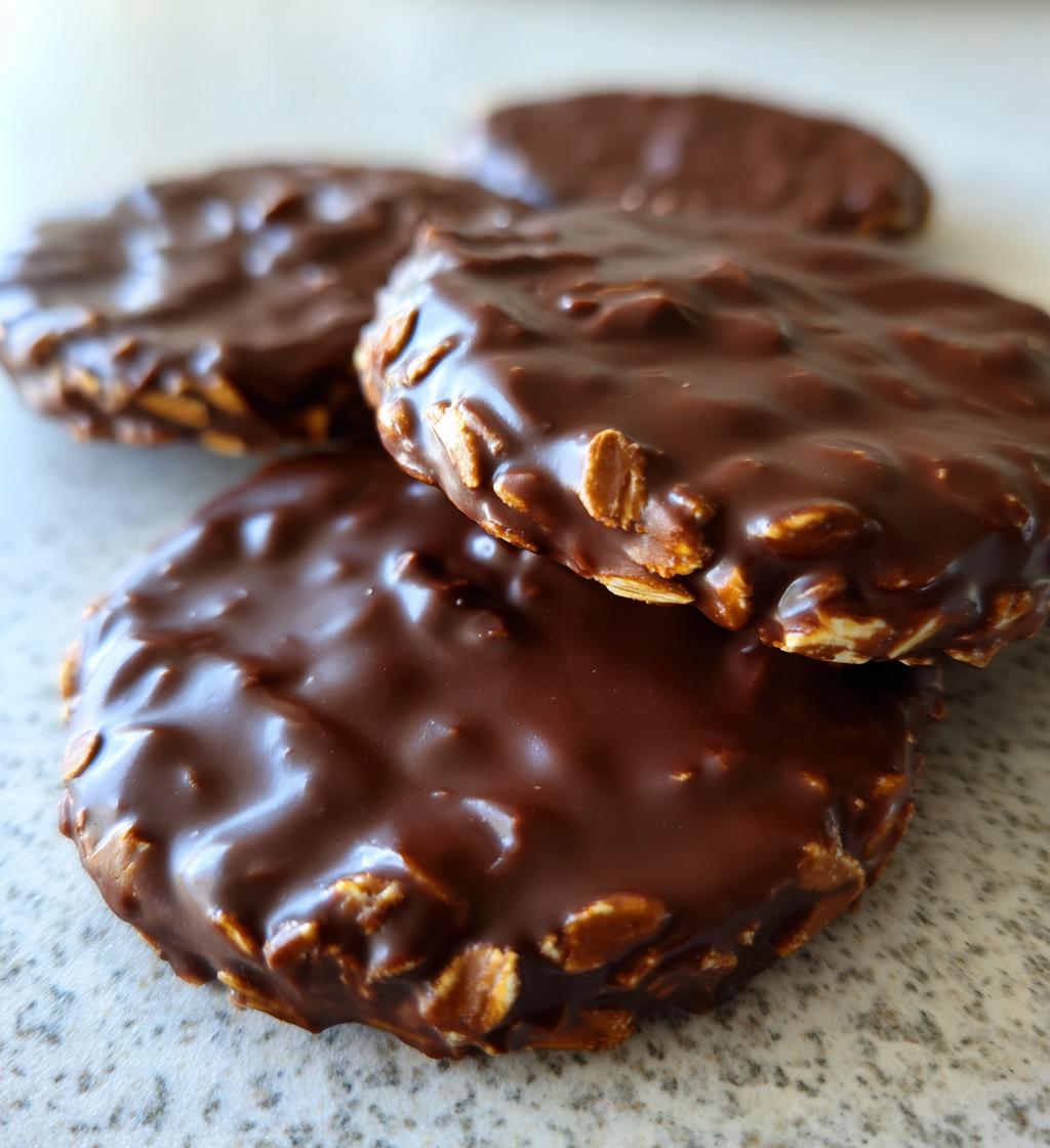 chocolate peanut butter no bake cookies recipe - detail 1