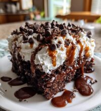 chocolate poke cake
