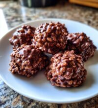 chocolate rice krispie balls