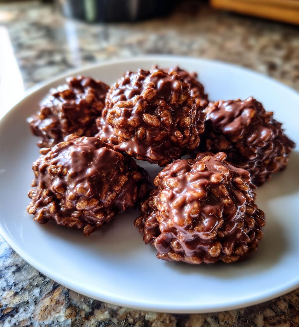 chocolate rice krispie balls