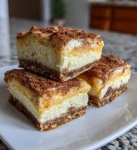 churro cheesecake bars
