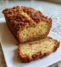 cinnamon crumble banana bread