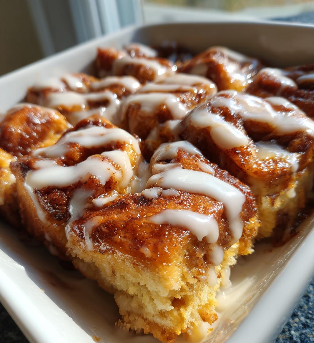 cinnamon roll french toast casserole