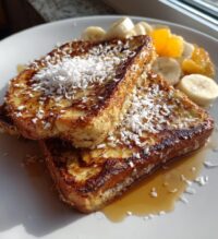 coconut stuffed french toast