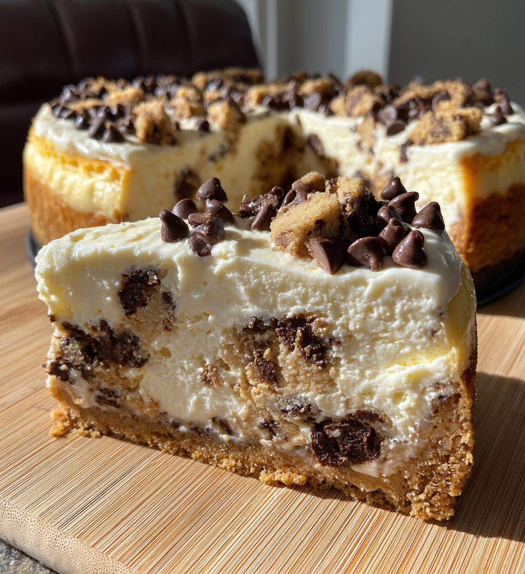 cookie dough cheesecake - detail 1