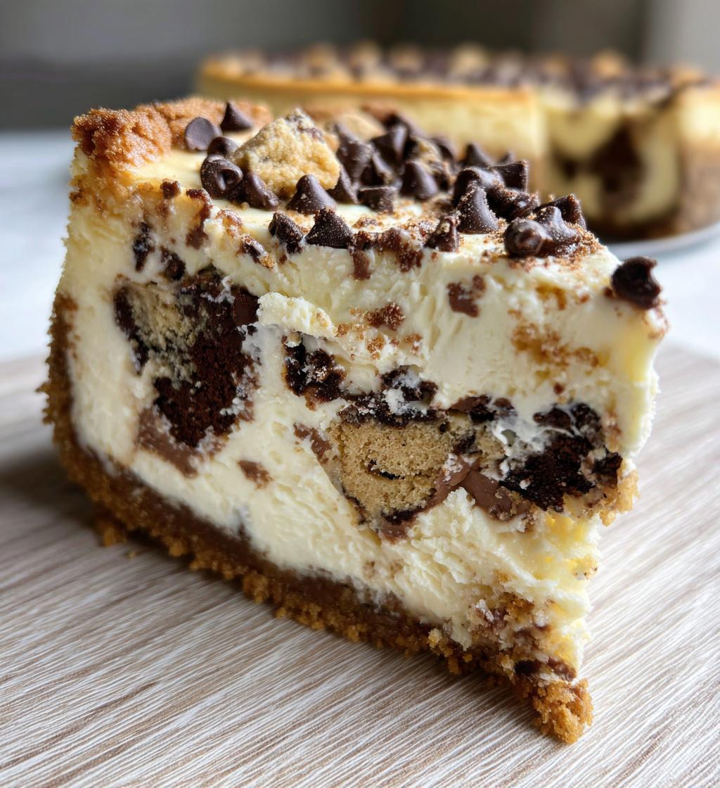 cookie dough cheesecake