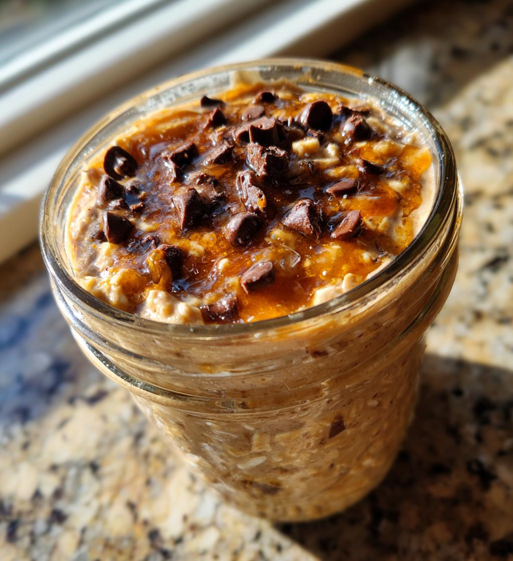 cookie dough overnight oats