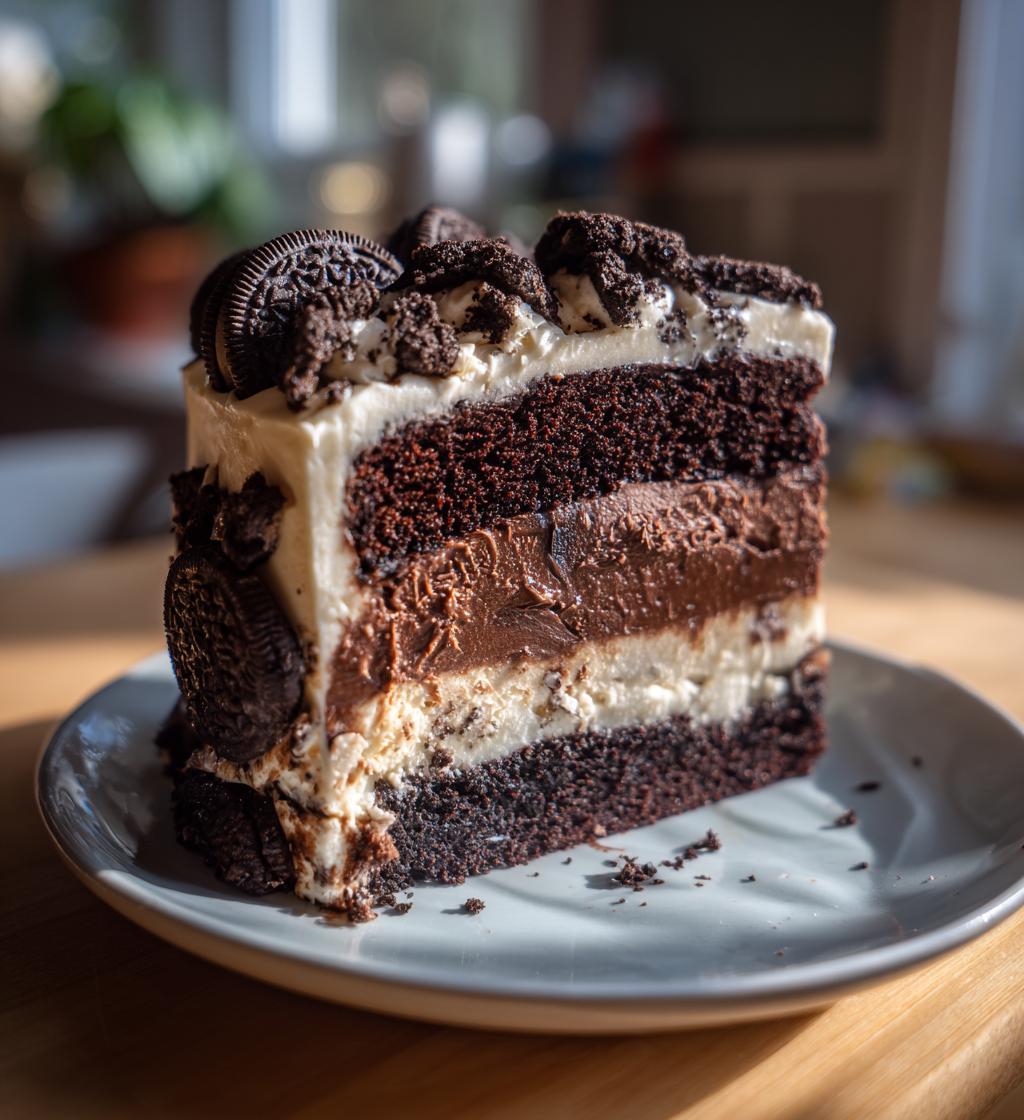 cookies and cream cake - detail 1