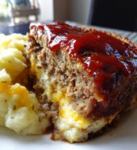 cowboy meatloaf and potato casserole