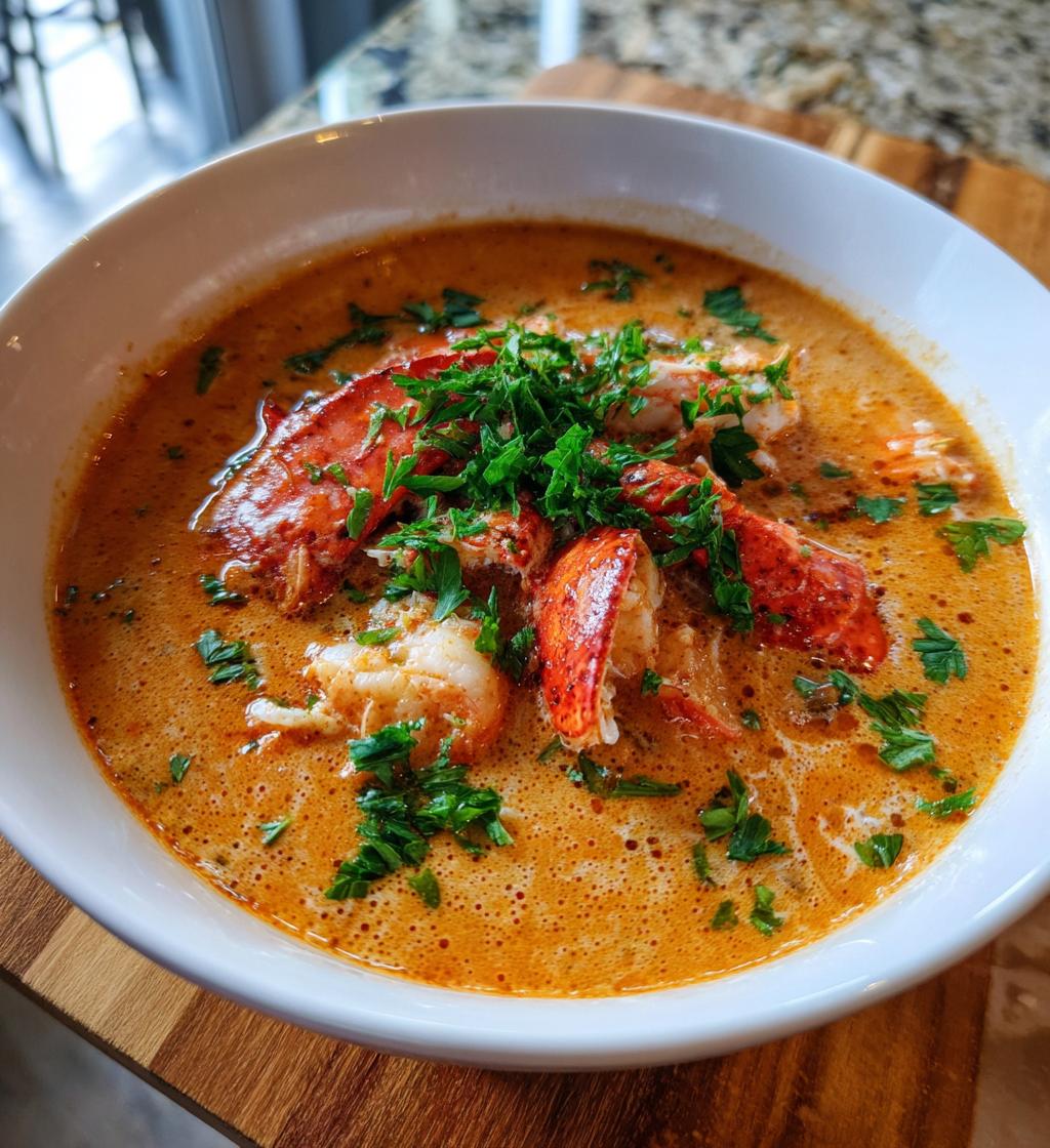 crab and shrimp seafood bisque