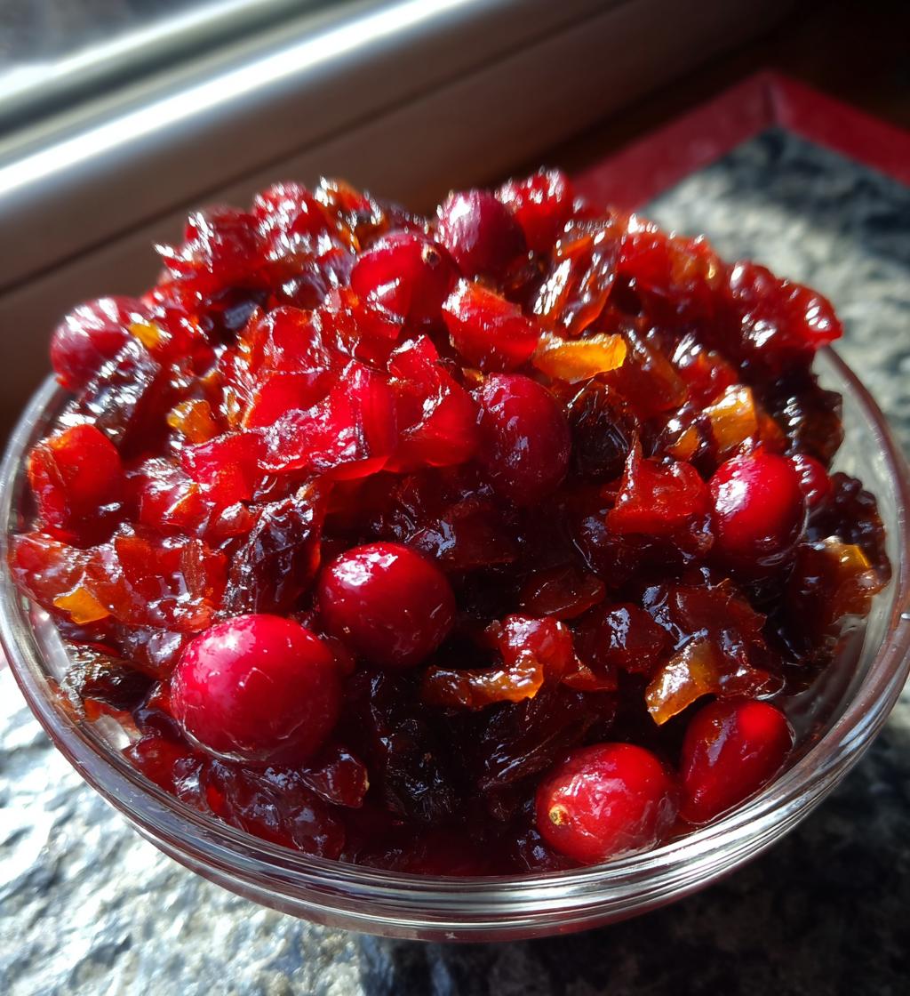 cranberry chutney recipe thanksgiving