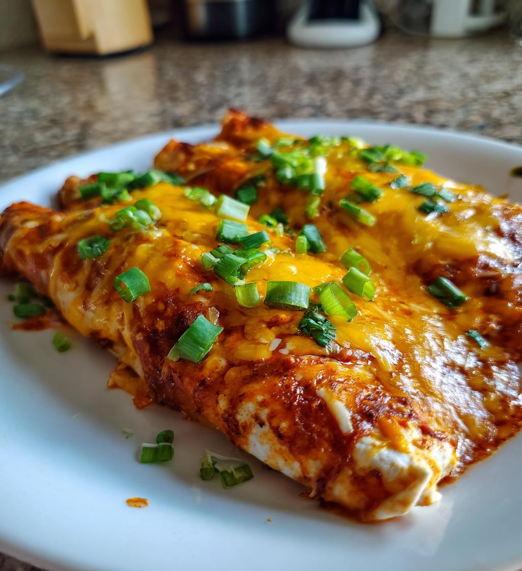 cream cheese chicken enchiladas - detail 1