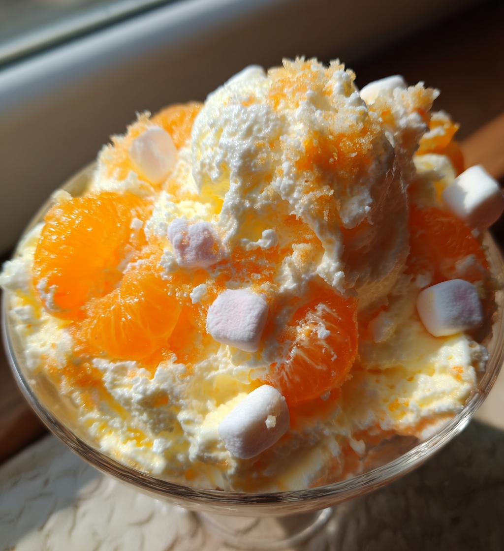 creamsicle orange fluff