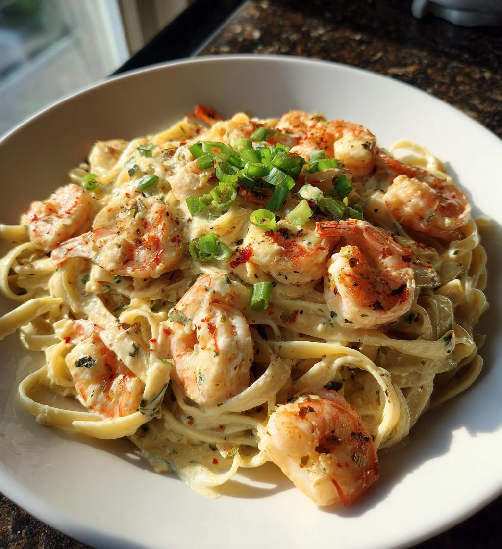 creamy cajun shrimp pasta