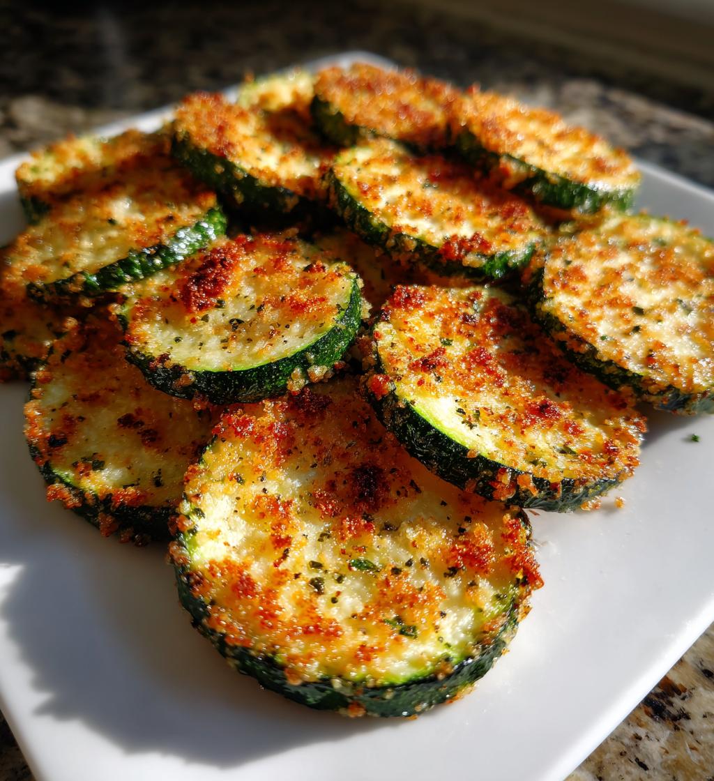 crispy baked zucchini chips