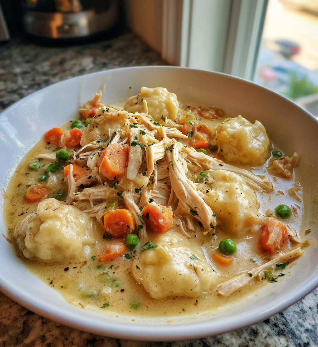 crockpot chicken and dumplings