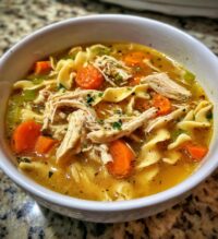 crockpot chicken noodle soup